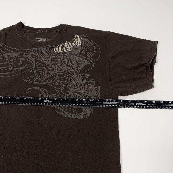 Vintage O’Neill Surf T-Shirt Mens XL Faded‎ Brown Skate 90s Y2K Oversized - Picture 5 of 6